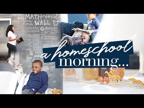 OUR HOMESCHOOL MORNING &amp; MATH CHALK WALL...| HOMESCHOOL FAMILY OF FIVE